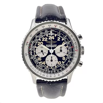 Breitling Navitimer Cosmonaute Stainless Steel Watch 41mm Manual Wind A12019 • $3295