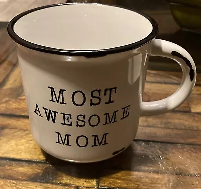Most Awesome Mom Cup/ Mug  Ceramic With Old Fashion Porcelain Look. Mothers Day • $18.95