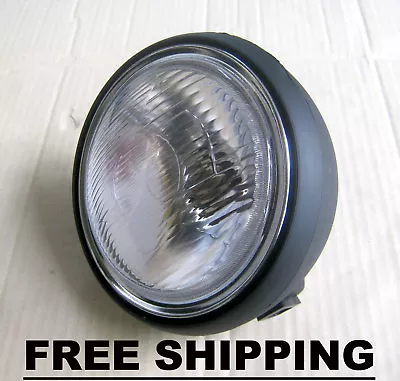 6 1/2  Yamaha Dt125 Mx Dt175 Dt250 Dt400 Headlight Lamp & Bucket Case Free Sh. • $53.90