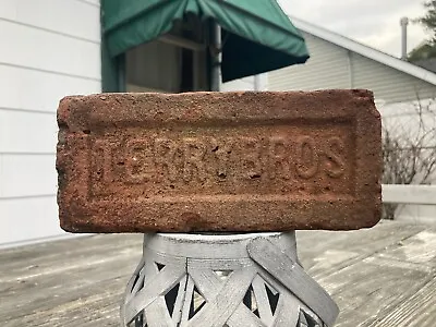 Antique Vintage Reclaimed Brick New York TERRY BROS • $49.99