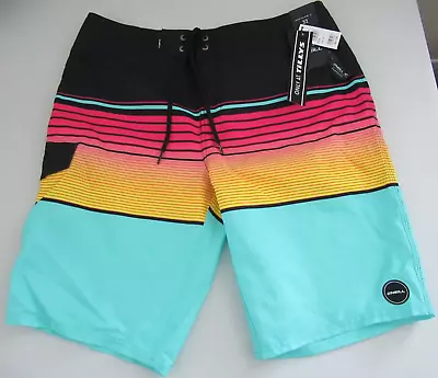 O'Neill Men's Classics Lenox Stretch Board Shorts Size 32 Below The Knee-21” NWT • $17.95