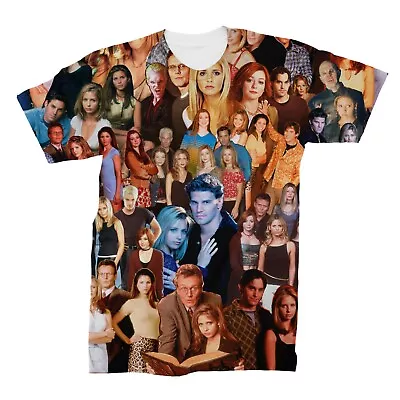 Buffy The Vampire Slayer Photo Collage T-Shirt  • $25.59