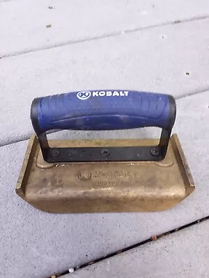 Kobalt 6 . X 2-3/4  Bronze  Brass Edger Edging Trowel Mason • $35