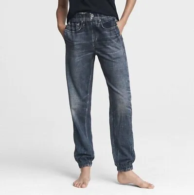 Rag & Bone Miramar Jogger Jean XS Soft Terry Merest Small Flaw But Very Easy Fix • $79.99