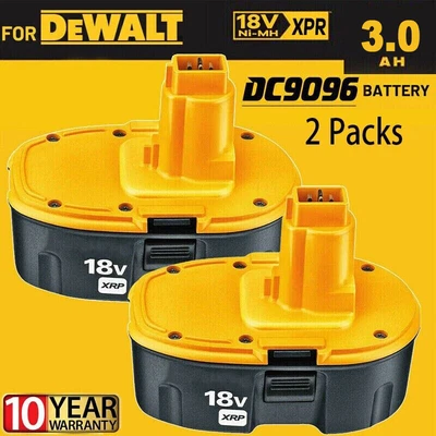 £15.90 • Buy 2 Pack 18 Volt XRP Battery For Dewalt DC9096-2 DC9098 DC9099 DC9096 DC9096S OEM
