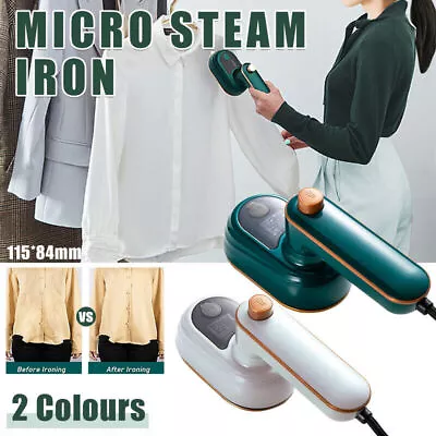 Portable Micro Steam Iron Garment Steamer Handheld Mini Clothes Ironing Machine • $19.88