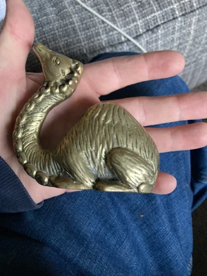 $16.99 • Buy Heavy Vintage Bronze Solid Brass Camel Decorative Etched Figurine Figure Statue