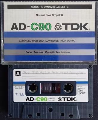 TDK AD-C90 Normal Bias Vintage (1979-81) Cassette Tape Made In Japan • £19.99