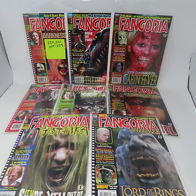 Fangoria Magazine Lot Of 8 VTG #220 221 224-229 • $59.99