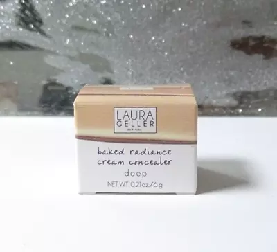 Laura Geller Baked Radiance Cream Concealer In Deep 6g Full Size New Boxed • £19.99