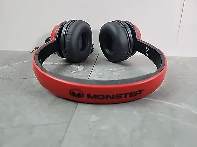 Monster N-Tune High Performance Wired Headphones Overear  Red • $29.87