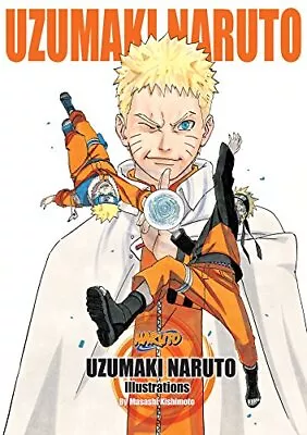 Naruto: Uzumaki Naruto Illustrations. Kishimoto 9781421584393 Free Shipping** • $32.31