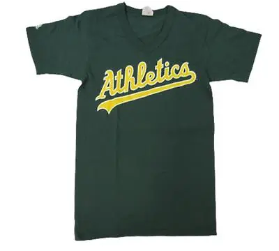 New Oakland Athletics A's Mens Sizes S-M Majestic Green V-Neck Shirt • $8.92