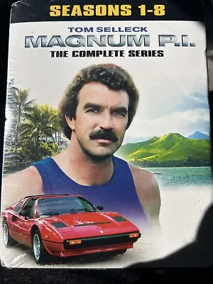 Magnum PI  The Complete Series Seasons 1-8  1980 Tom Selleck  Dvd Set New Damage • $36.99