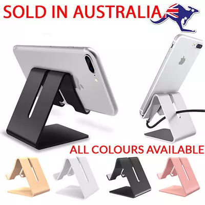 $9.99 • Buy New Universal Folding Aluminum Tablet Mount Holder Stand For IPad IPhone Samsung