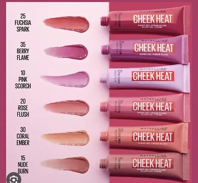 Maybelline Cheek Heat Gel-Cream Blush ~ You Choose • $6.95