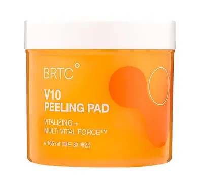$39.99 • Buy BRTC V10 Peeling Pad 165ml 80Pads Vitalizing Multi Vita Force K-Beauty