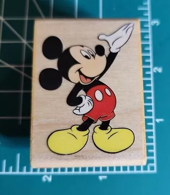 Vintage Rubber Stampede: Disney Rubber Stamp.  Mickey Presents  Never Used!  • $6.99