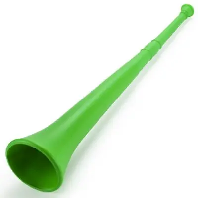 Green 26In Plastic Vuvuzela Stadium  Horn Collapses To 14In Mnsm-002 • $6.48