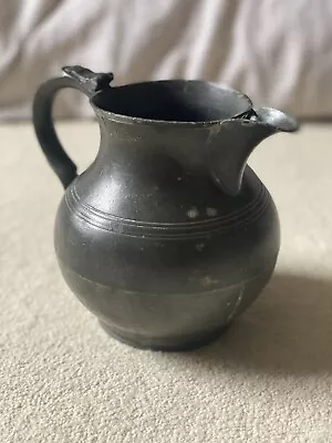£28 • Buy Antique Late Georgian Early Victorian Pewter Crumb Jug