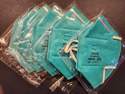 5 Pcs BYD DE2322 N95 Protective Disposable Face Mask Cover N95 NIOSH Approved • $7.49