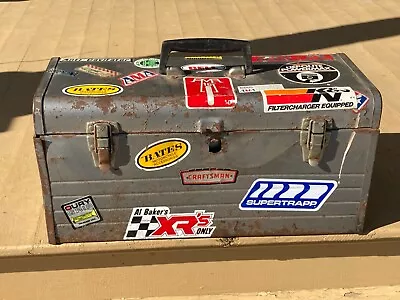 Vintage Motocross Dirt Bike AHRMA Man Cave Craftsman Tool Box District 16 • $19.99