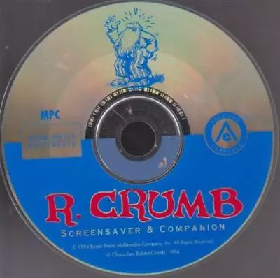 R. Crumb Screensaver & Companion PC CD Legendary Cartoons! Create Stationery Etc • $42.99