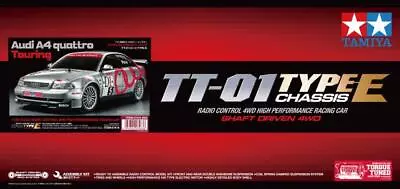 TAMIYA 47414 Audi A4 Quattro Touring Car TT01E 1:10 RC Assembly Kit • $248.90