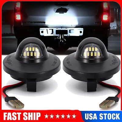 $9.79 • Buy 2X LED License Plate Light Rear Bumper Tag Assembly Lamp For Ford F150 F250 F350