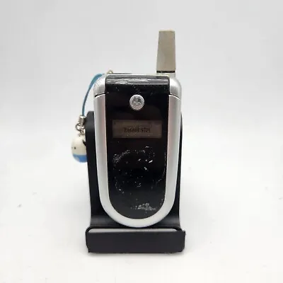 Motorola V180 Vintage Flip Phone (mMode) - Black/Silver - ASIS #1231 • $42.99