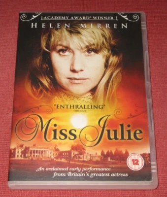 £7.50 • Buy Miss Julie DVD Helen Mirren Donal McCann DVD R2 RSC August Strindberg