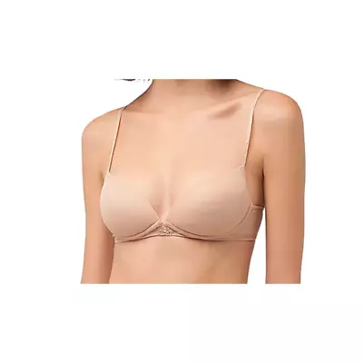 $320 La Perla Maison Contour Push-Up Padded Bra Size 36C Color Sand NWT • $184