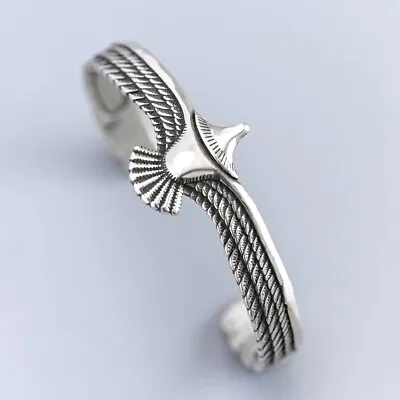 Viking Eagle Cuff Bracelet Open Indian Eagle Wing Bracelet For Men Women Jewelry • $2.10