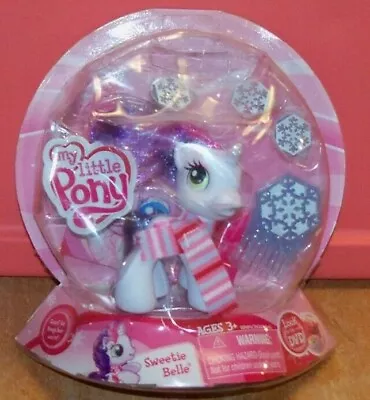 NEW MY LITTLE PONY MLP Sweetie Belle Holiday Unicorn 2009 ~ Bubble Dented • $10