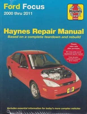 $27.95 • Buy 2000-2011 Ford Focus Haynes Repair Service Workshop Manual Book Guide 000X
