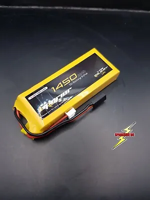 1450Mah 2S Receiver Battery Pack 6.6v Life 20C - 40C Liperior - UK Seller • £15.99