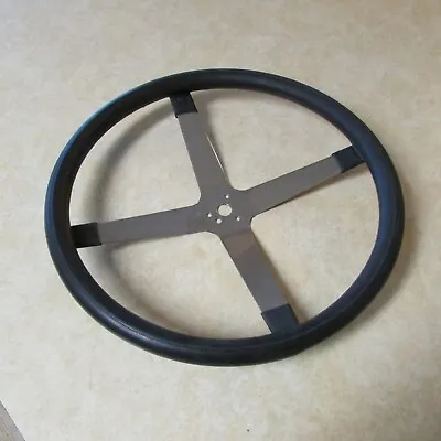 Vintage 4 Spoke Steering Wheel  17  Indy Sprint Car Hot Rod Circle Track • $109