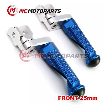 For Suzuki DL 650 V-Strom 04-21 20 19 18 MPRO 25mm Extended BLUE Front Foot Pegs • $54.86