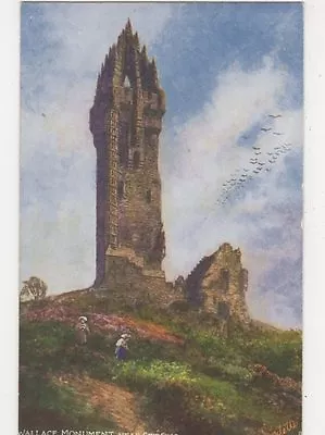 Wallace Monument Stirling Tuck 6157 Art Postcard B422 • £2