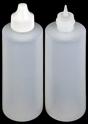 Plastic Dropper Bottles Precise Tipped W/White Cap 4-oz. 12-Pack • $11.95