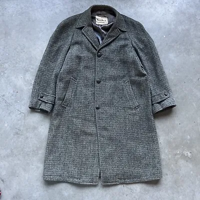 Vintage Harris Tweed Overcoat • $100
