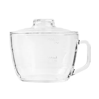 NEW GLASSLOCK TEMPERED GLASS 1L MEASURING JUG WITH LID Measure • $31.95