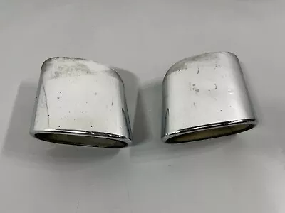 03-08 Mercedes R230 SL550 SL500 Exhaust Mufflers Muffler Tips Chrome OEM 48k • $59