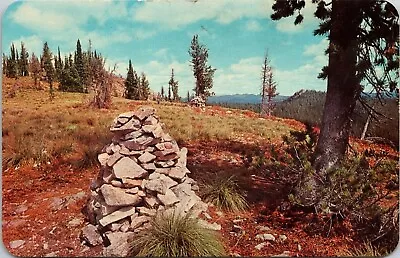 Lolo Montana Indian Post Office Lolo Indian Trail Landmark Chrome Postcard • $2.75