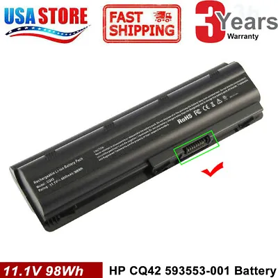 6/9/12 Cell Battery Charger For HP MU06 MU09 SPARE 593554-001 593553-001 CQ42  • $14.95