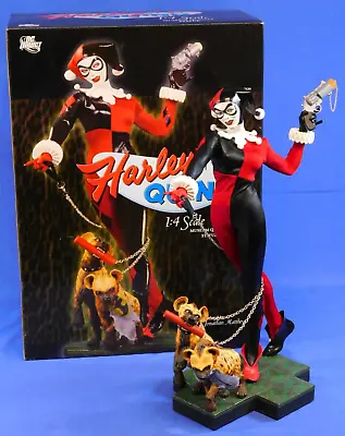 Dc Direct Harley Quinn With Bud & Lou 1:4 Scale Museum Statue Le 313 Of 1500 • $449.99