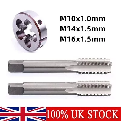 M10 M14 M16 Metric Tap And Die Set HSS Machine Thread Tap With Round Die UK • £8.34