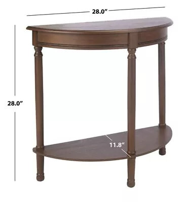 Safavieh TINSLEY 1/2 ROUND CONSOLE TABL Reduced Price 2172730725 CNS5723C • $53