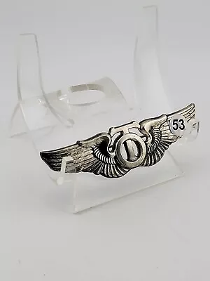 Extremely Rare WW2 AAF Technical Observer Wing Badge. Sterling Silver. VG Cond. • $349.99