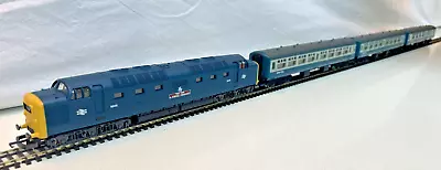 LIMA OO Fife & Forfar Class 55 Deltic Loco 9006 With 3 Hornby Intercity Coaches • £27.71